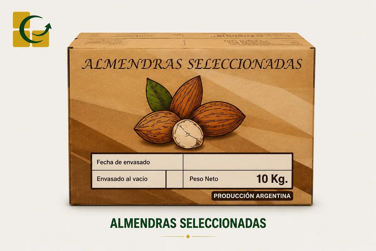 Caja para almendras