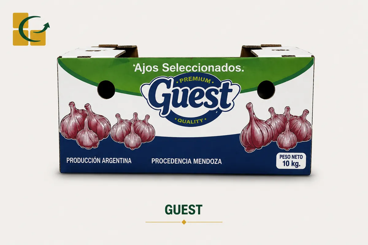 Caja personalizada Guest para ajo