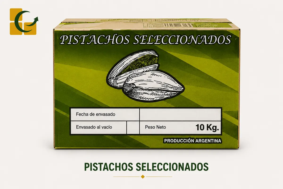 Caja para pistachos