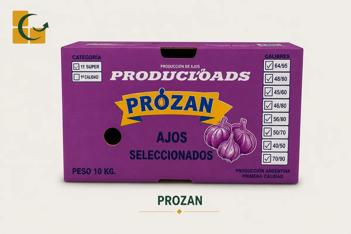 Caja personalizada Prozan para ajo