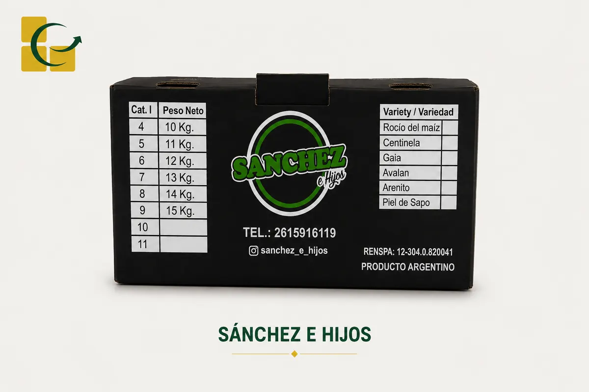 Caja personalizada Sánchez e Hijos